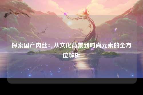 探索国产肉丝：从文化背景到时尚元素的全方位解析