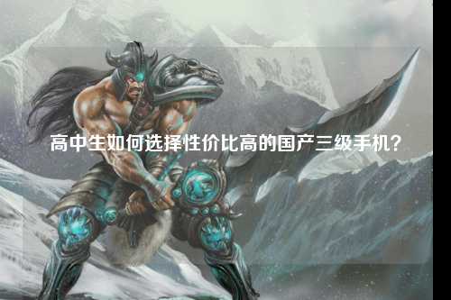 高中生如何选择性价比高的国产三级手机？