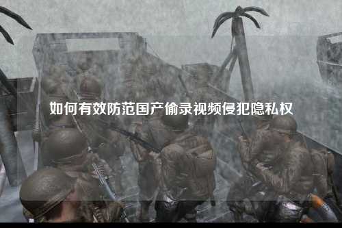 如何有效防范国产偷录视频侵犯隐私权
